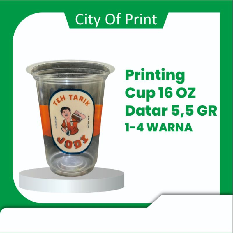 Gelas Cup 1-4 WARNA. 16 oz Starindo 5,5 gr ( TIPIS )