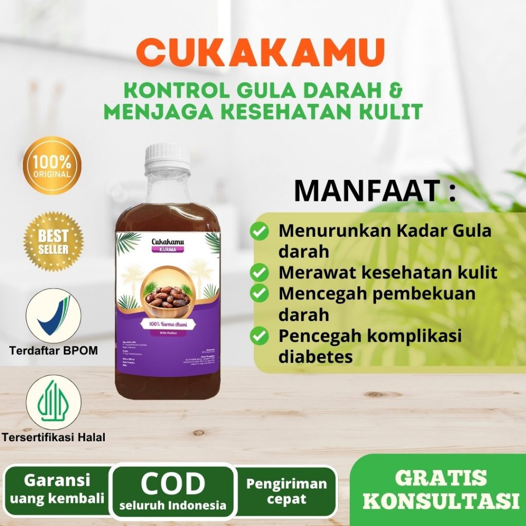 

CUKAKAMU Cuka Kurma Mencerahkan Wajah Putih Bersih Flek Hitam & Kerutan Hilang