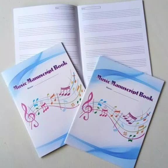 Buku Tulis Musik Garis Lima Buku Les Musik Garis Paranada manuscript book music book Musik Garis 5