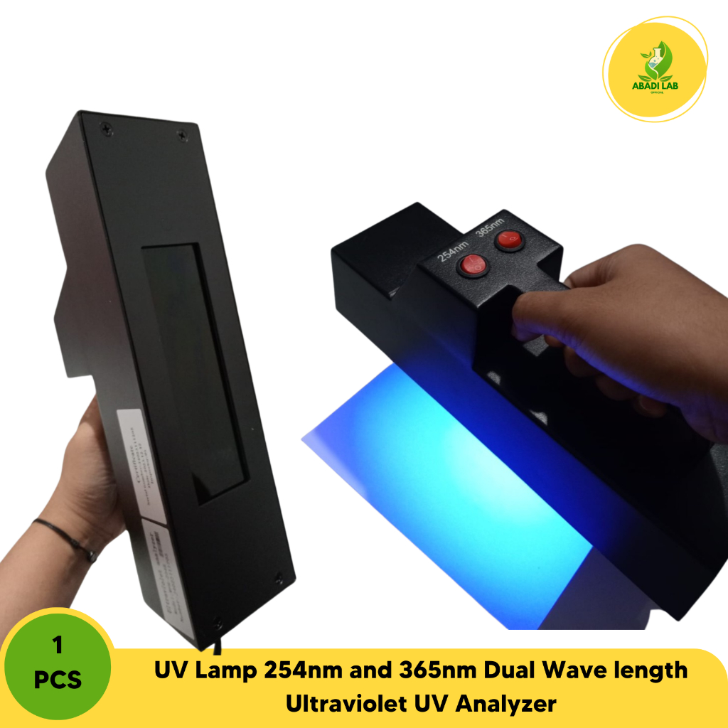 Portable UV Lamp 365nm and 254nm Dual Wave length Ultraviolet Analyzer