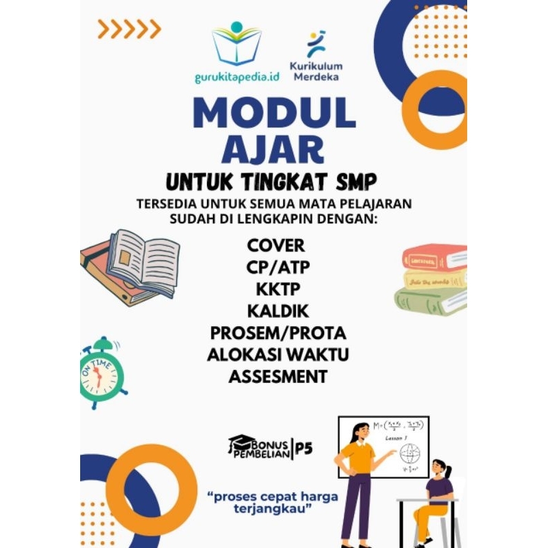 Modul Ajar Kurikulum merdeka Perangkat pembelajaran SMP/MTs Terlengkap