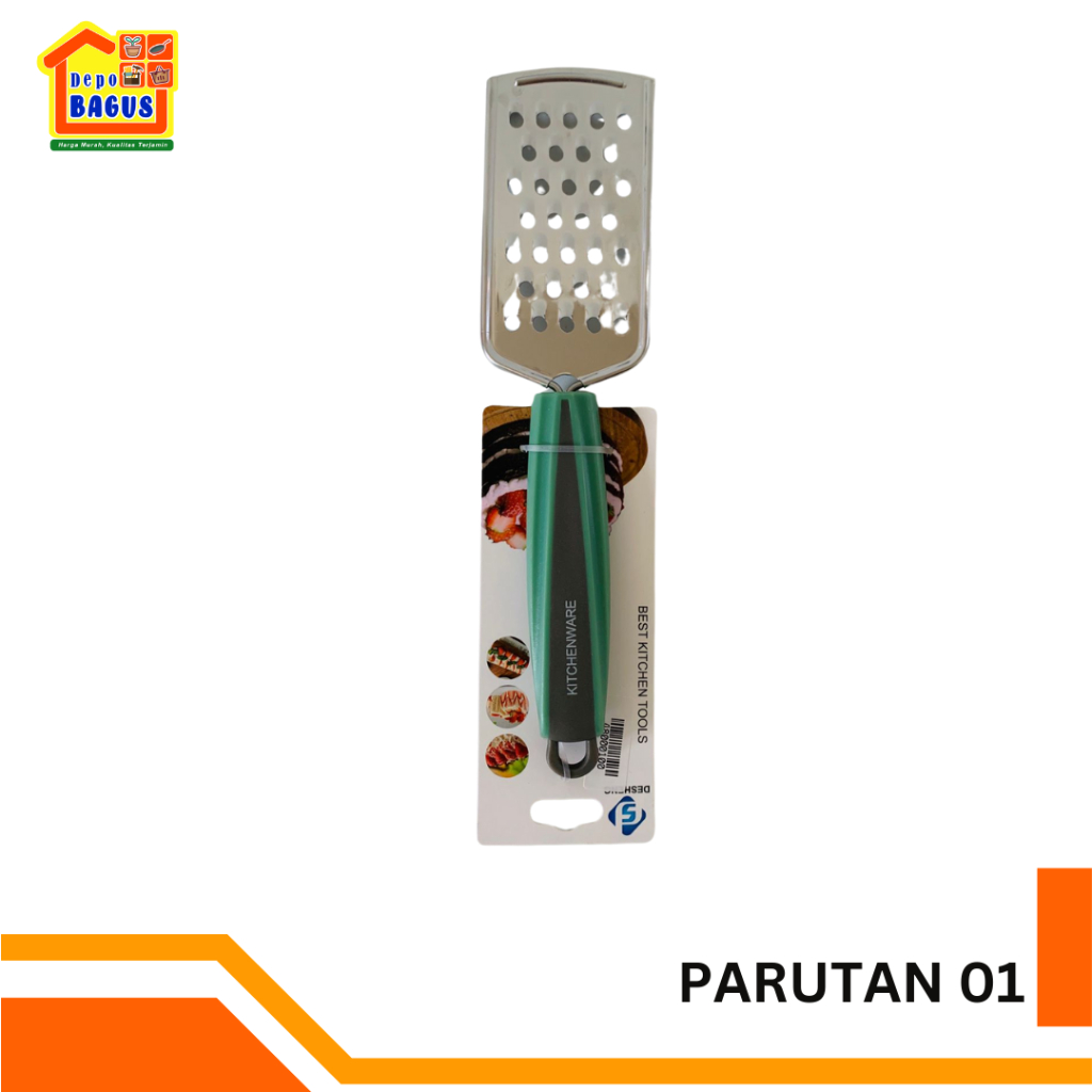 Parutan Keju Stainlees, Parutan Lubang Besar, Parutan Serbaguna, Alat Parut
