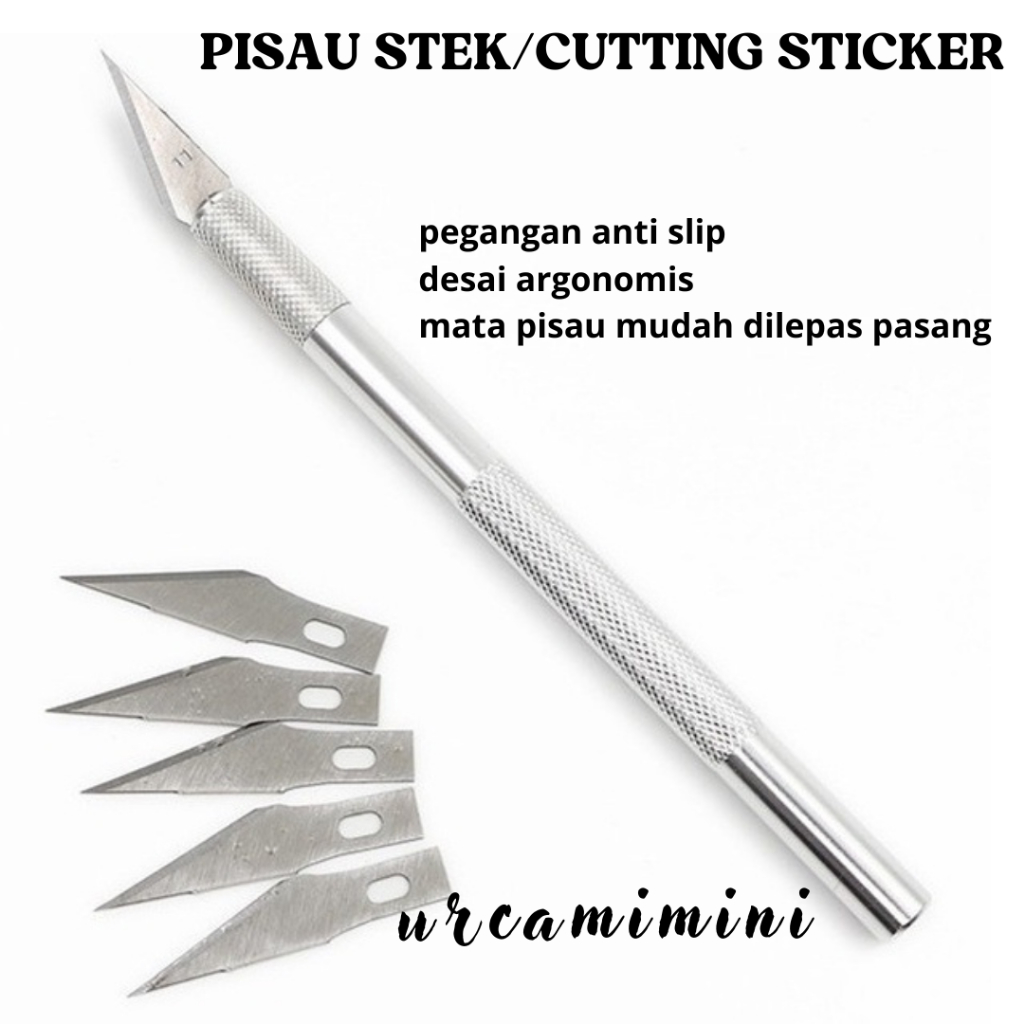 

Pen Cutter / Pisau Seni / Ukir Handle Blade Pisau Bonsai Sayat Ukir Pen Cutter