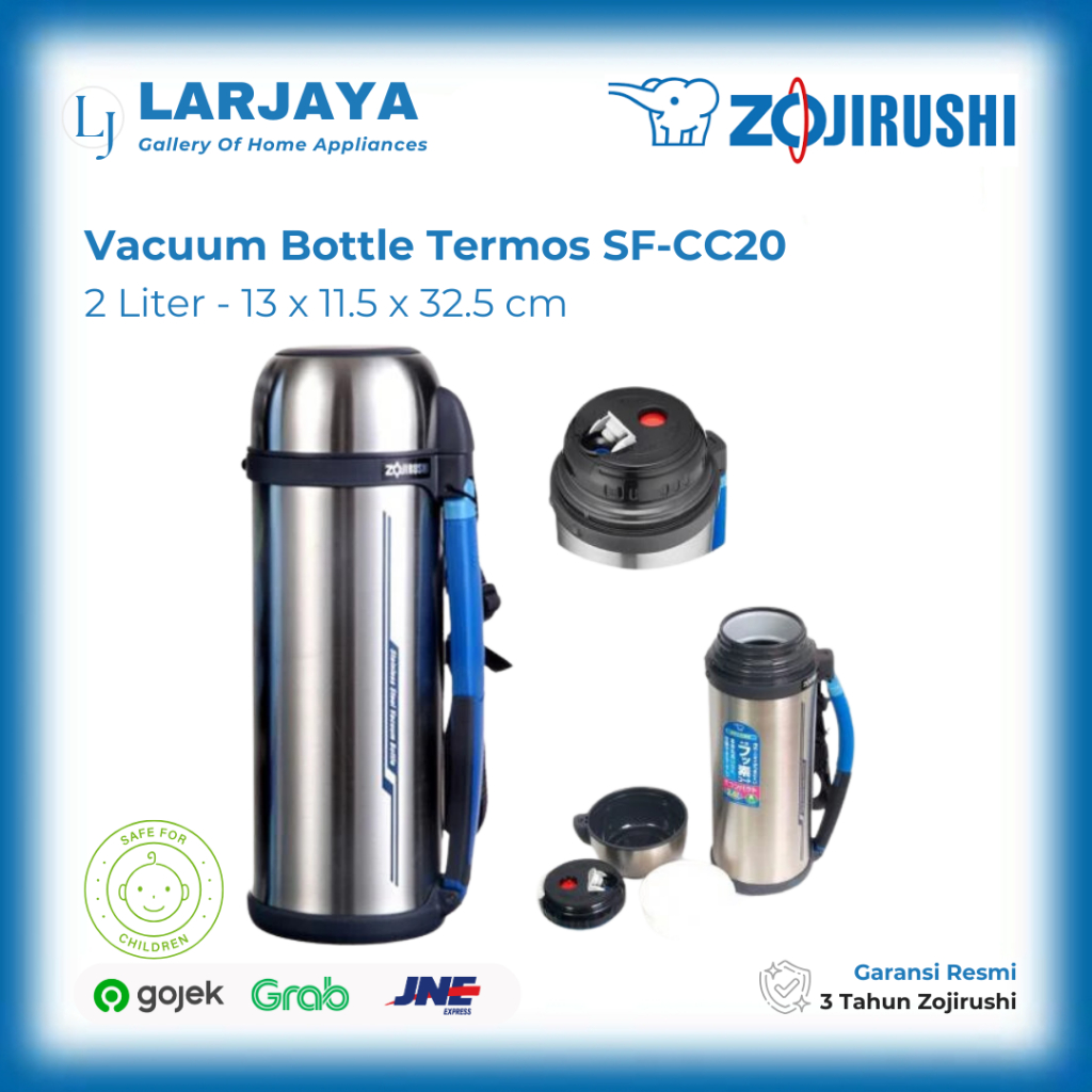 Termos Zojirushi 2 Liter SF-CC20 | Vacuum Bottle Zojirushi 2 Liter