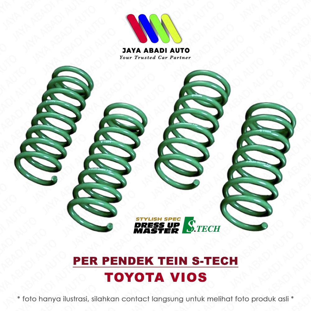 Lowering Kit / Coil Spring / Per Pendek TEIN STech S-Tech Japan - TOYOTA VIOS NCP42 (2003-2006)