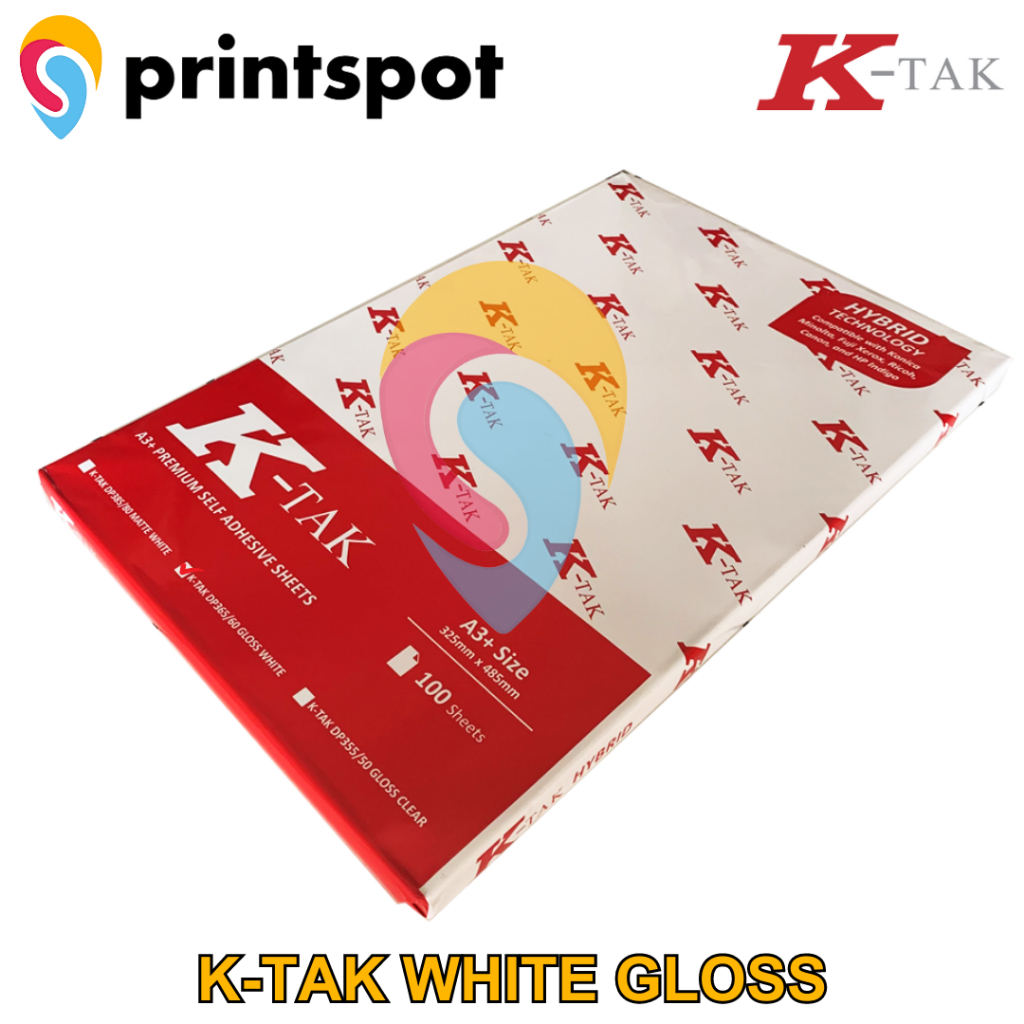 

Paket Hemat Ktak 5 Pack Sticker Vinyl White Gloss White Matte Transparan Digital Print Laser Toner Stiker Plastik Anti Air Tidak Mudah Sobek A3+