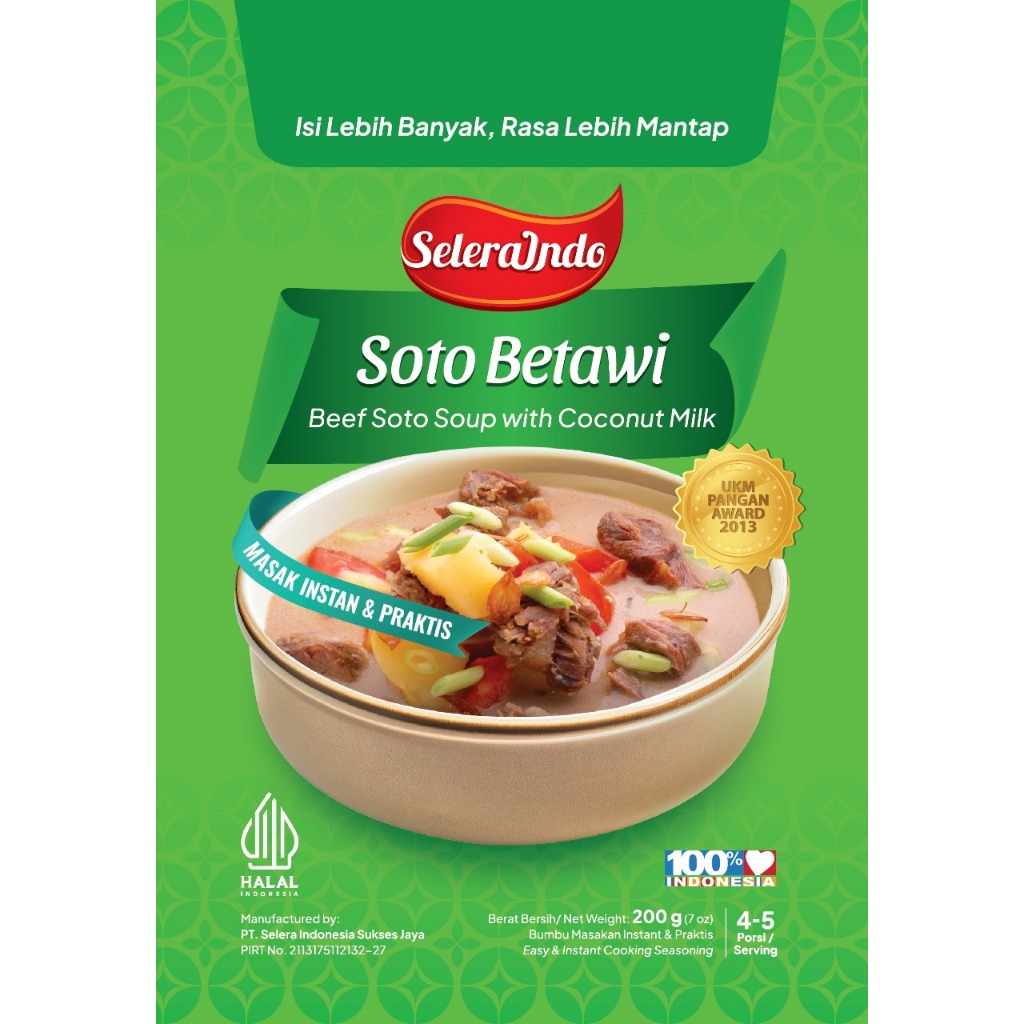 

Selera Indo Bumbu Soto Betawi | Indonesian Cuisine