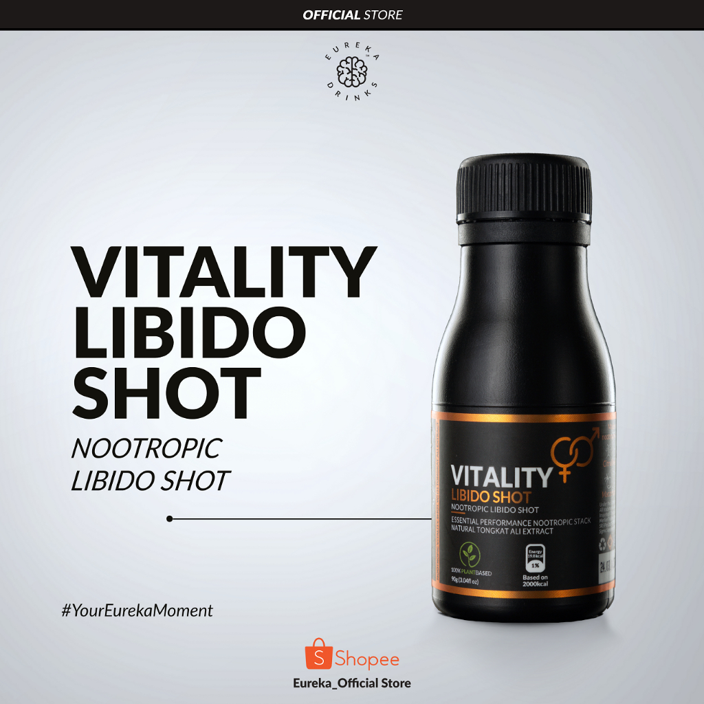 

Eureka Drinks, Vitality Shot 90ML (Nootropic Libido Shot)