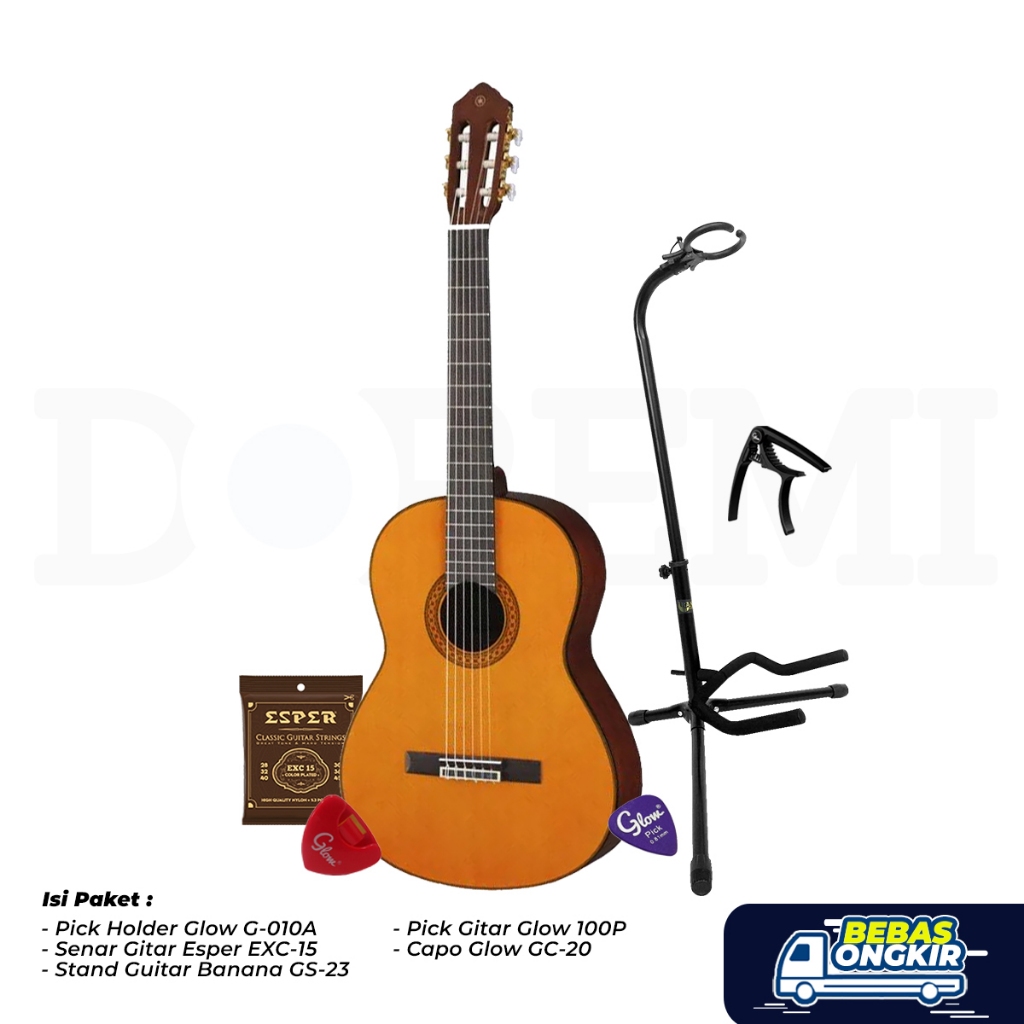 Paket Fancy Yamaha CLassic Guitar C-390 / C 390 / C390