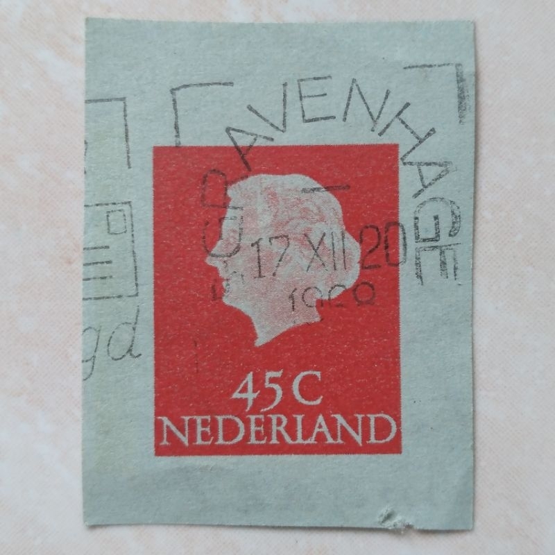 

Perangko Prangko Jadul Nederland Belanda Juliana 1968 Potongan Sampul - YN1957