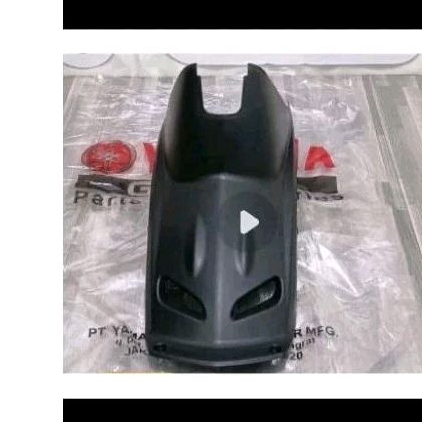 cover tutup mesin bawah jok mio sporty/smile carbon kevlar hexagon ori