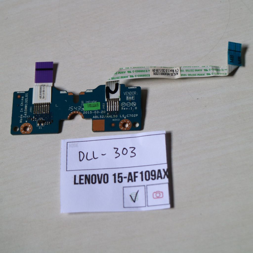 TOMBOL TOUCHPAD LAPTOP LENOVO 15-AF109AX DLL-303