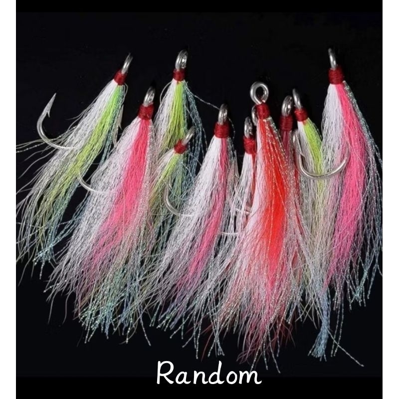 5 PCS JIGGING 10-11 CM  Umpan umpan Pancing , Umpan Sabiki Kotrek, Umpan Assist hook, KOTREKAN SABIK