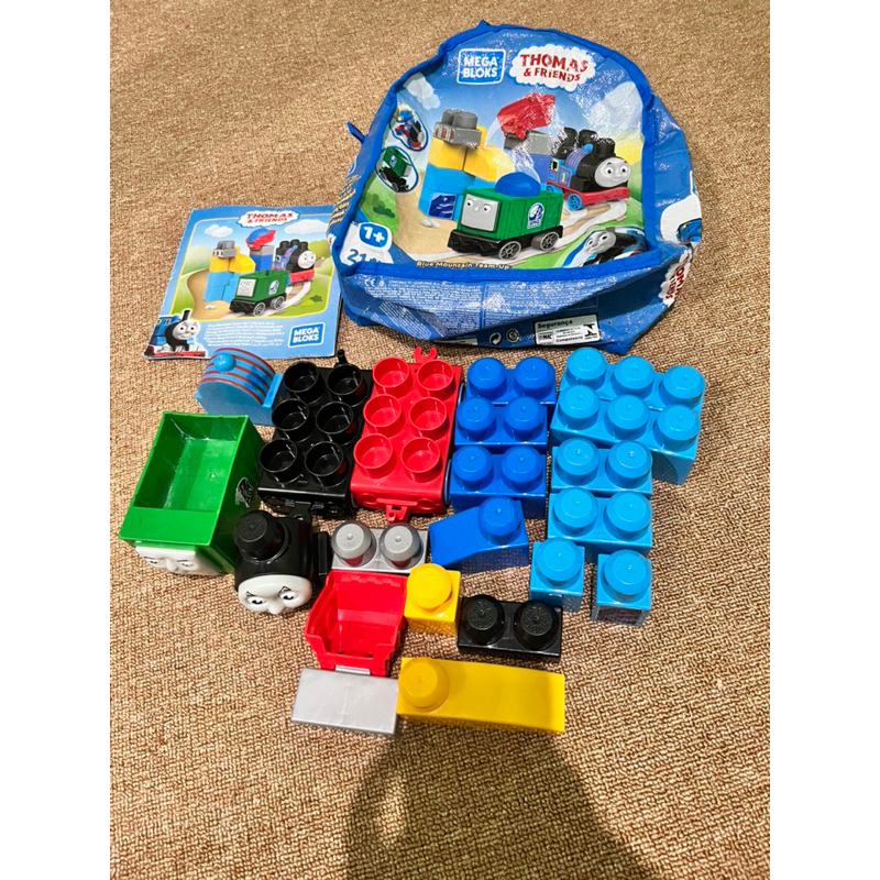 preloved mainan mega block thomas n friends