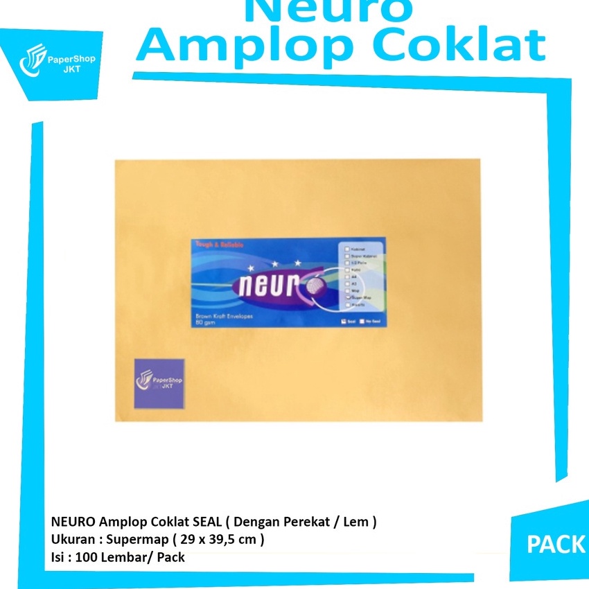 

Terkini NEURO amplop coklat ukuran map seal 29 x 395 cm