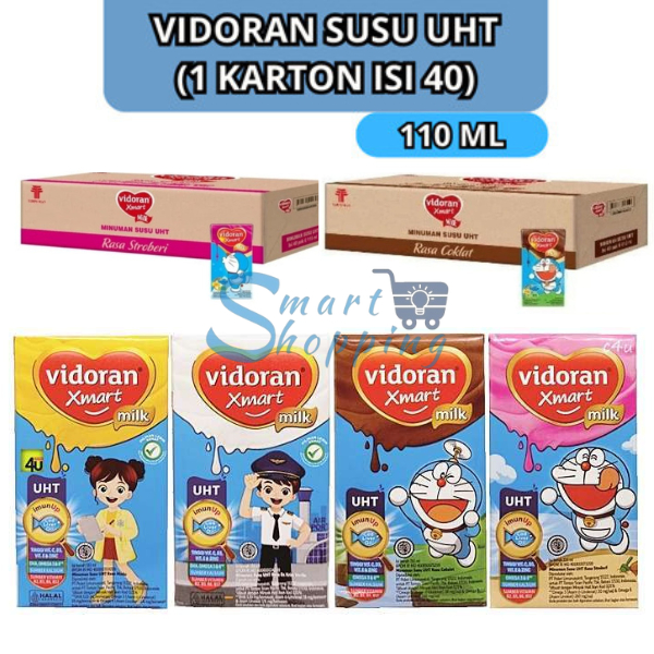 

VIDORAN SUSU UHT 110 ML (1 KARTON ISI 40) / SUSU UHT ANAK / 1 KARTON 40 PCS / SUSU CAIR