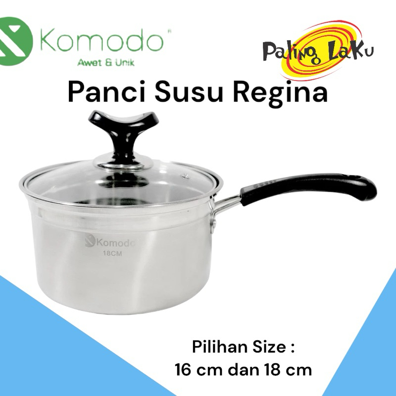 Komodo Panci Susu Regina Stainless 18 Cm Panci Susu 18cm