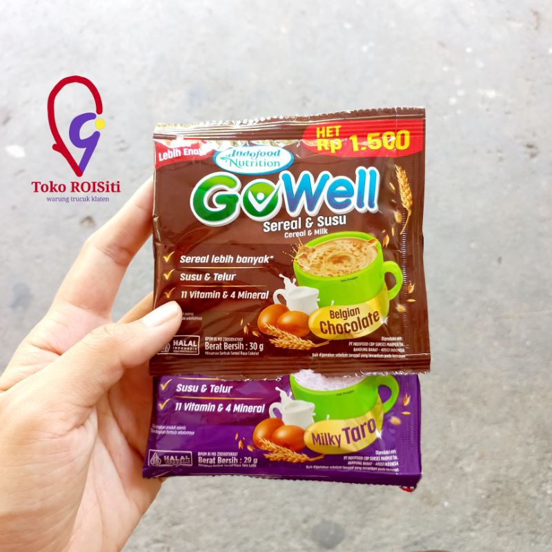 

gowell sereal dan susu