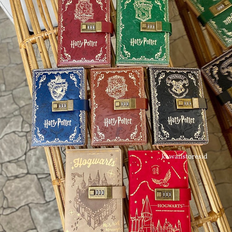

Boom Binder Kunci Password Haot Sandi Karakter Kartun Slytherin Ravenclaw Hufflepuff Hogwarts Alat Tulis Kes Binder Lucu Unik Hadiah Gift