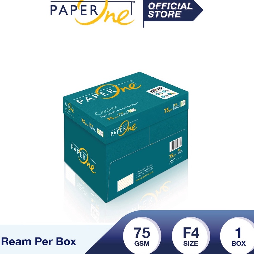 

KP8 PaperOne Kes F4 75gr Copier 1 Box 2 lembar Kes HVS F4 Kes Fotocopy