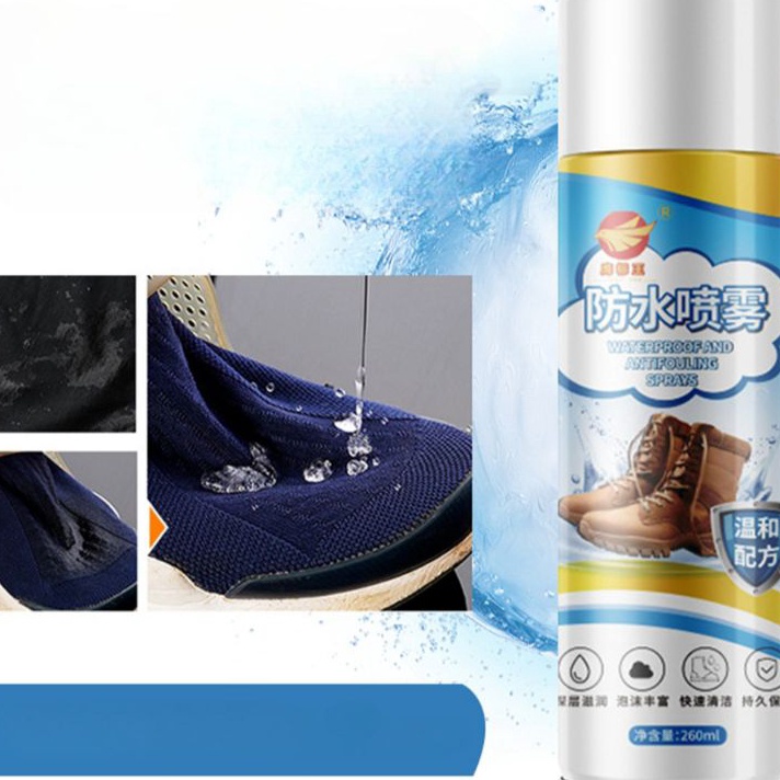 ORIGINAL Nano Spray coating waterproof  pelapis anti air sepatu tenda  Sealer spray