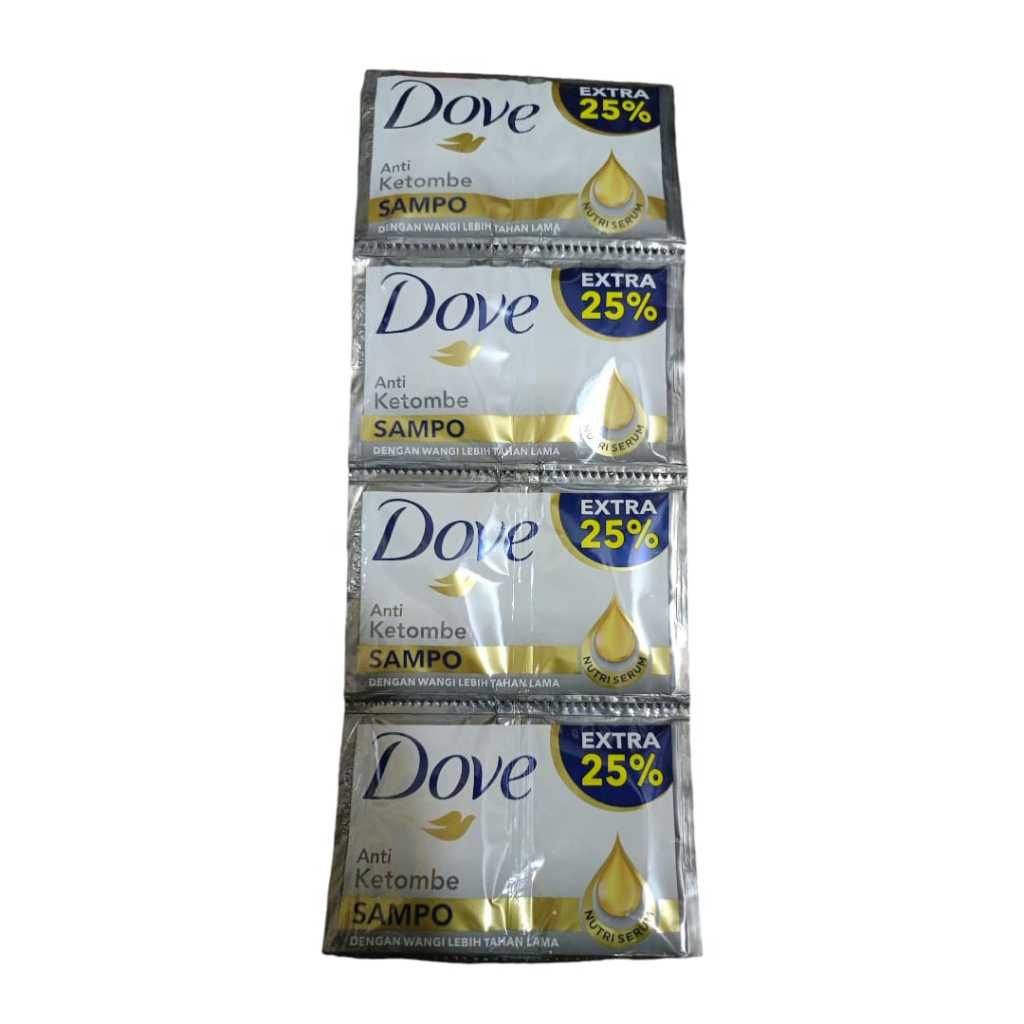 Shampo DOVE 1 Renceng isi 12 Sachet