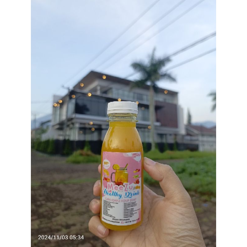 

minuman jamu kunyit jahe merah sereh madu lemon