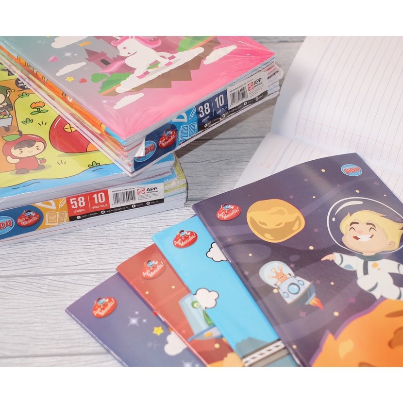 

HJ6 5 Piece Buku Tulis 38 dan 58 lembar