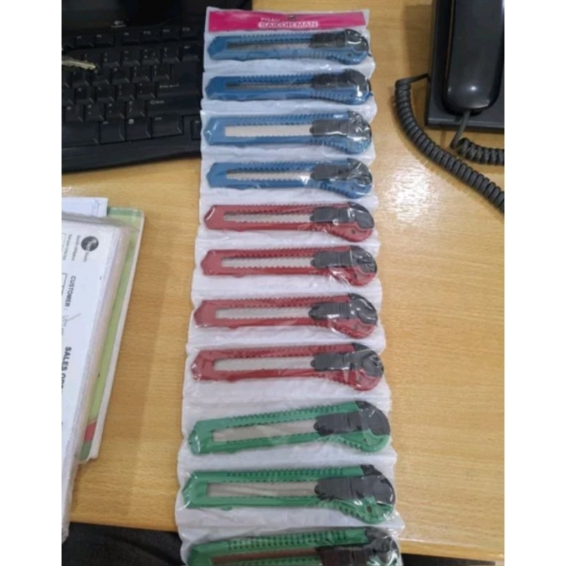 

pisau cutter sailorman isi 12pcs