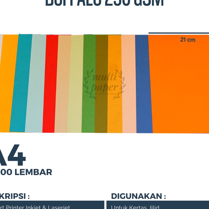 

Bonuskan Buffalo A4 isi 1 lembar Kes Jilid A4 Buffalo Kes Cover A4