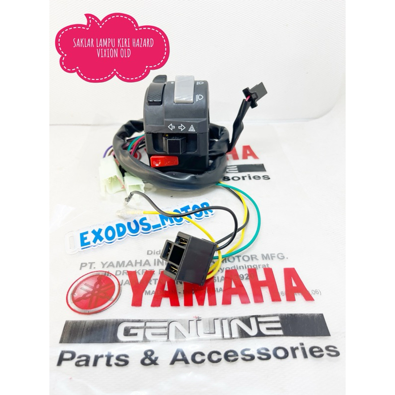 SAKLAR LAMPU HAZARD VIXION OLD BAGIAN KIRI
