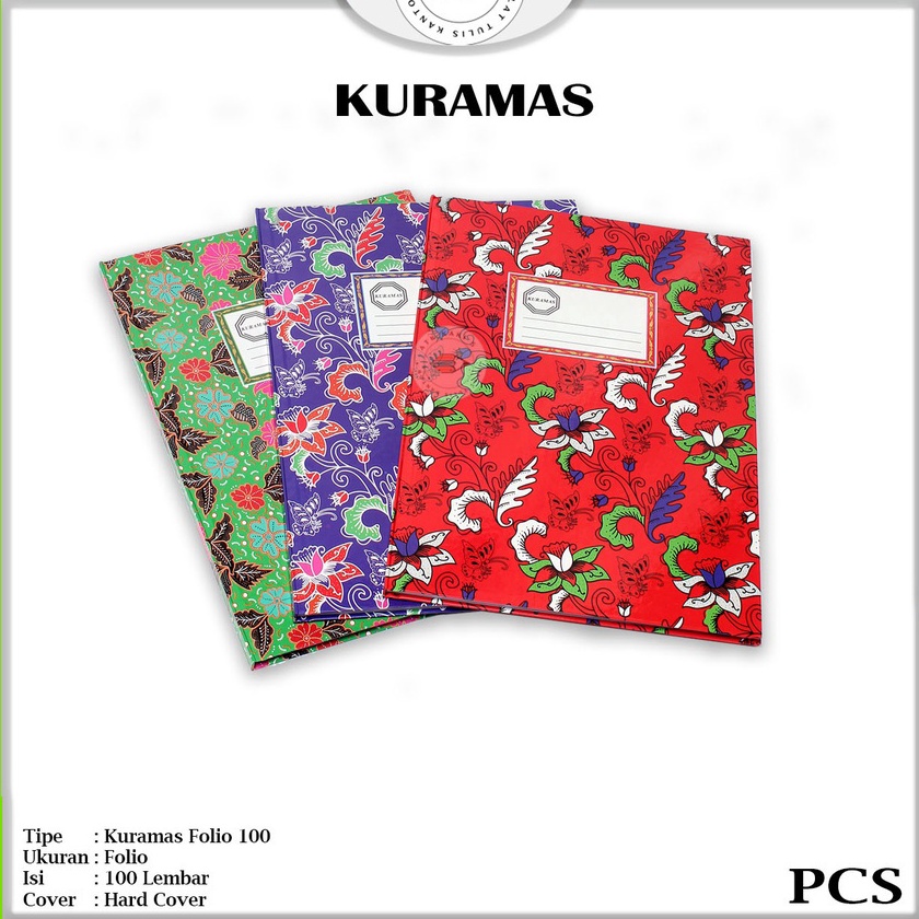 

Murah KURAMAS Buku Folio 1 Lembar Hard Cover Pcs