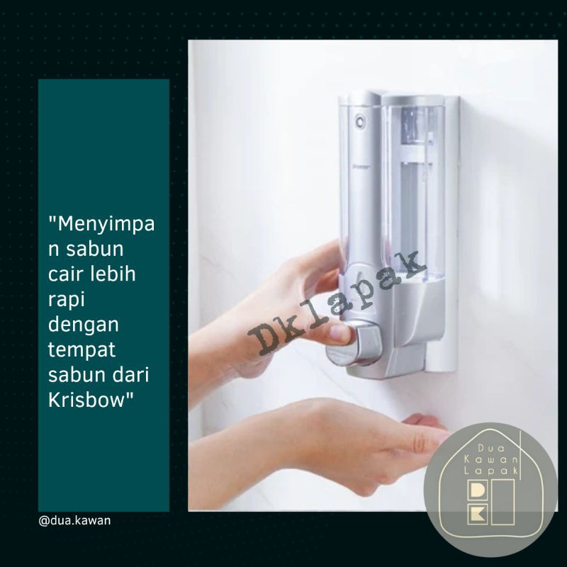 Krisbow Dispenser Sabun Cair / tempat sabun cair