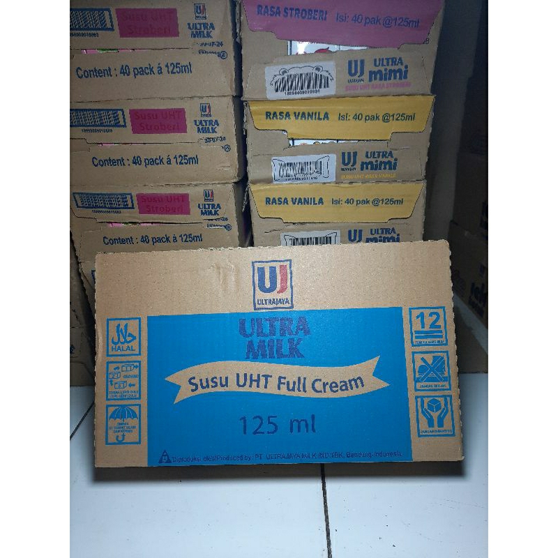 Susu Ultra Milk 125 ML 1 Dus