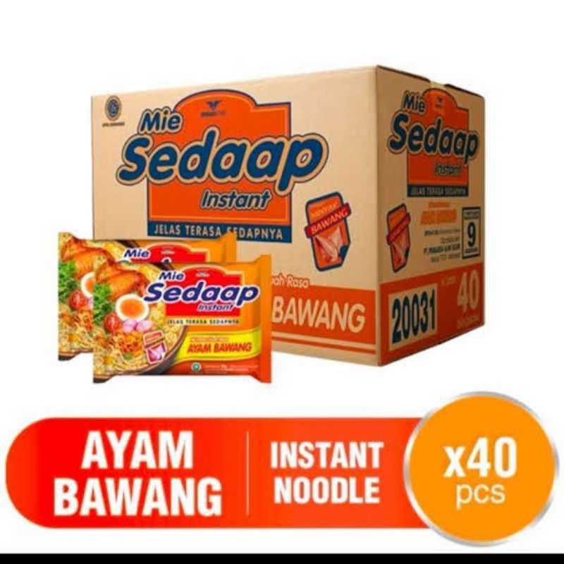 

Mie Sedaap Ayam Bawang Mie Kuah Instan 1 Dus Isi 40 Pcs 70g