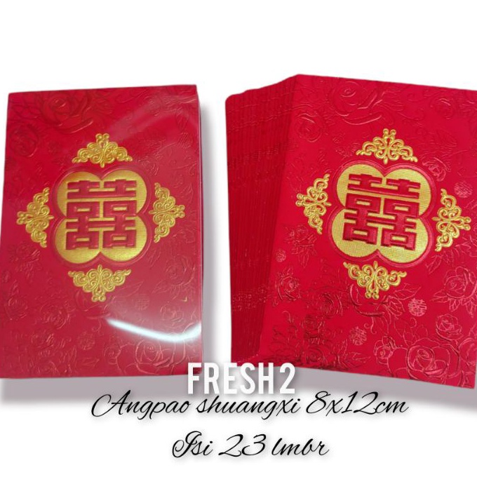 

Flash Sale angpao sangjit motif shuangxi angpao weddingamplop sangjit