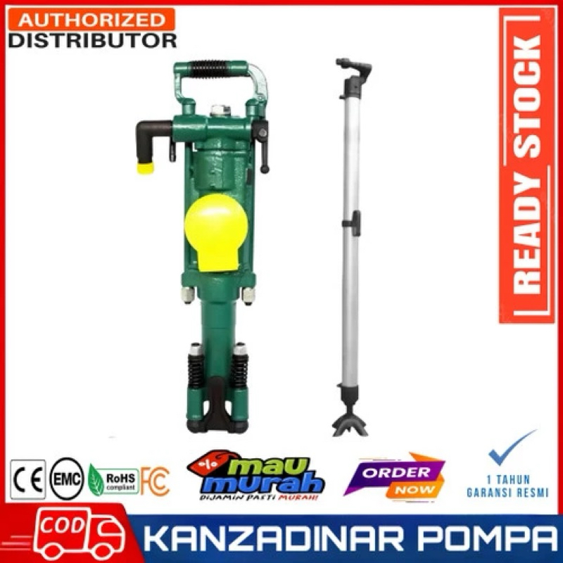 Mesin Bor Batu Tambang YT28 Air Rock Drill Pneumatic