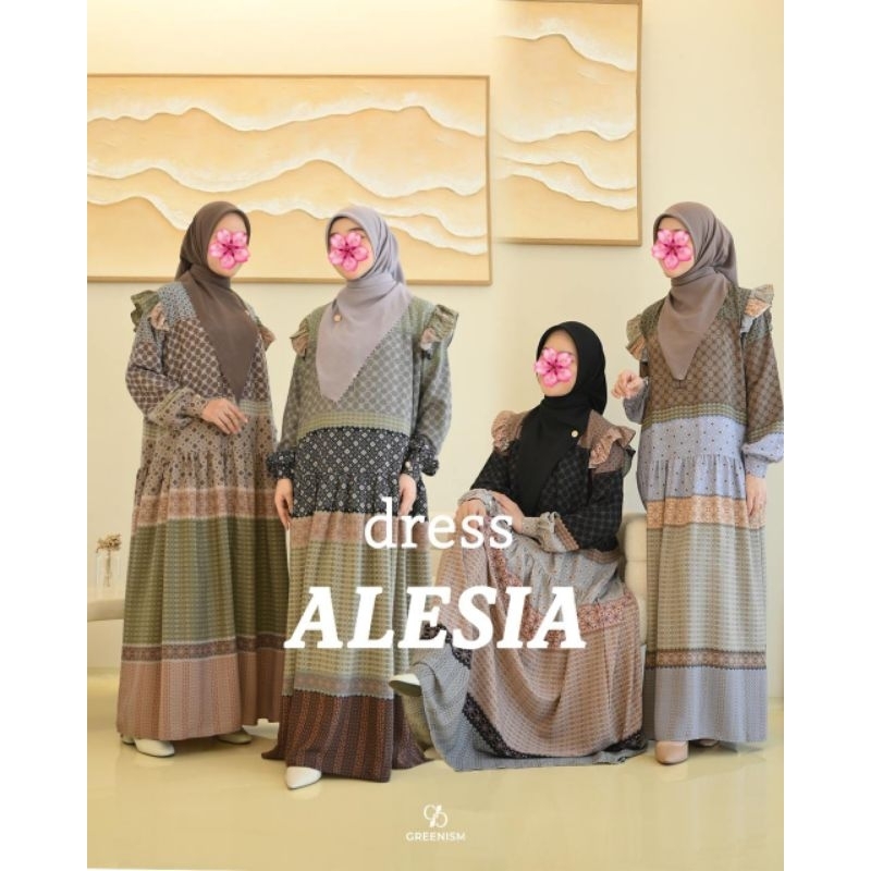 ALESIA DRESS (GAMIS ONLY) BY GREENISM