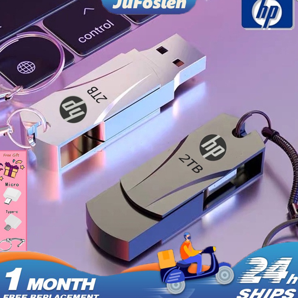 Garansi Produk HP Flashdisk 2TB Hp Flash Drive Metal Waterproof USB 3 Pen Drive