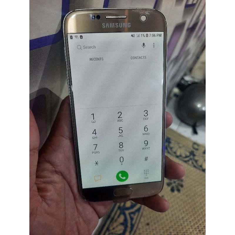 Lcd samsung s7 flat ori copotan