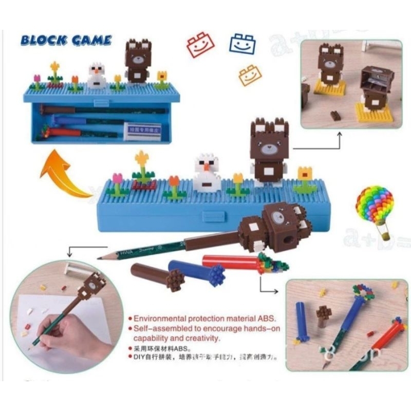 

Play 3D Block Game DIY/ Kotak Pensil Lego 3D/ Kotak Pensil Sekolah/ Edukasi Anak