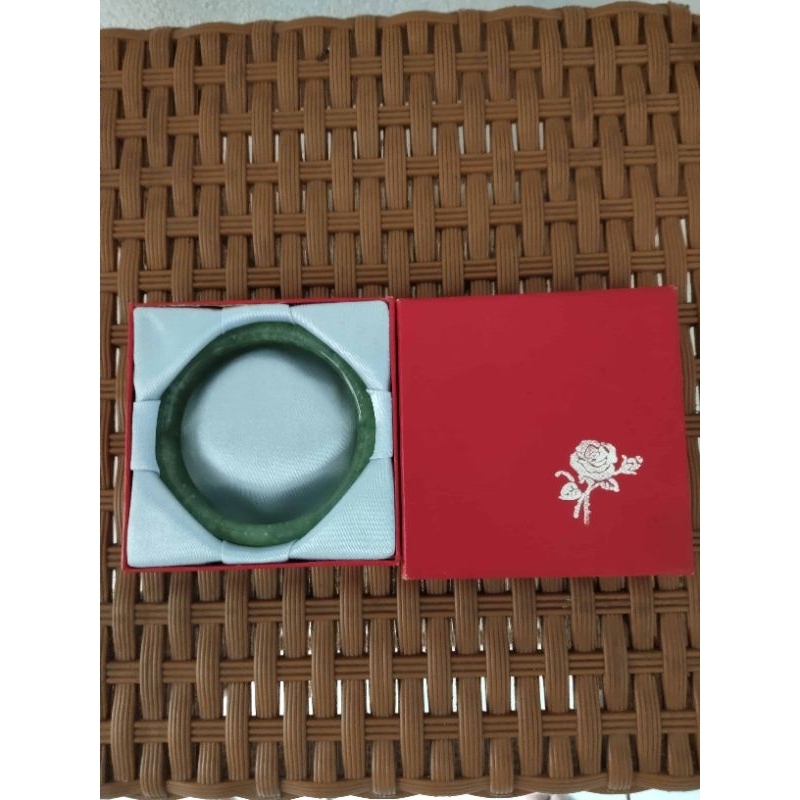 Gelang Giok China Asli Warna Hijau