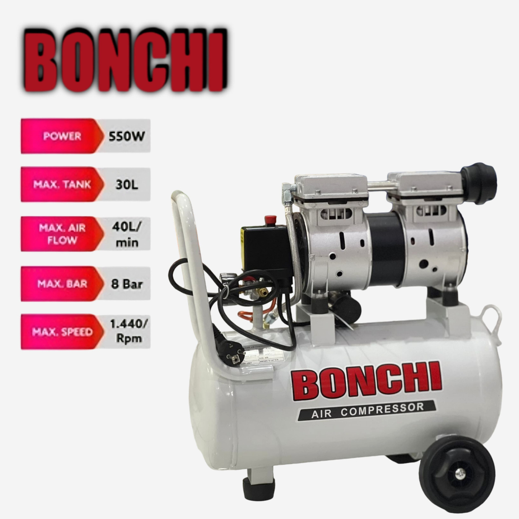 Mesin Kompresor Angin Listrik 3/4 HP Kompresor listrik 30L compressor