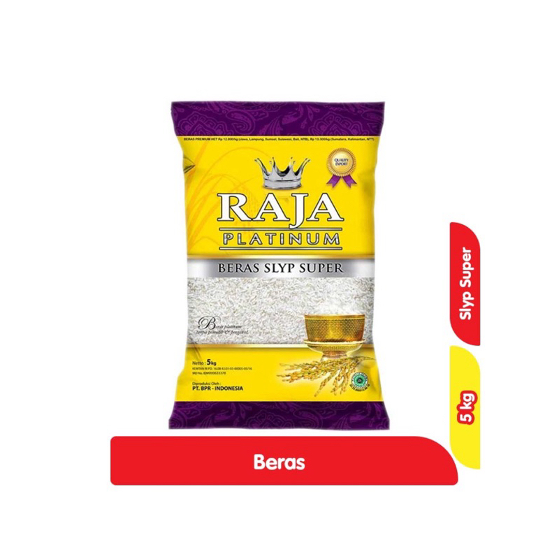 

Raja platinum beras premium 5kg