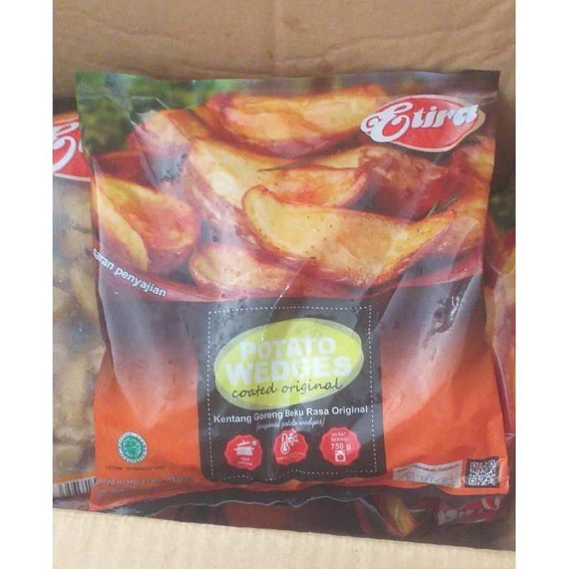 

Potato wedges Etira Original 750gr / Kentang Wedges