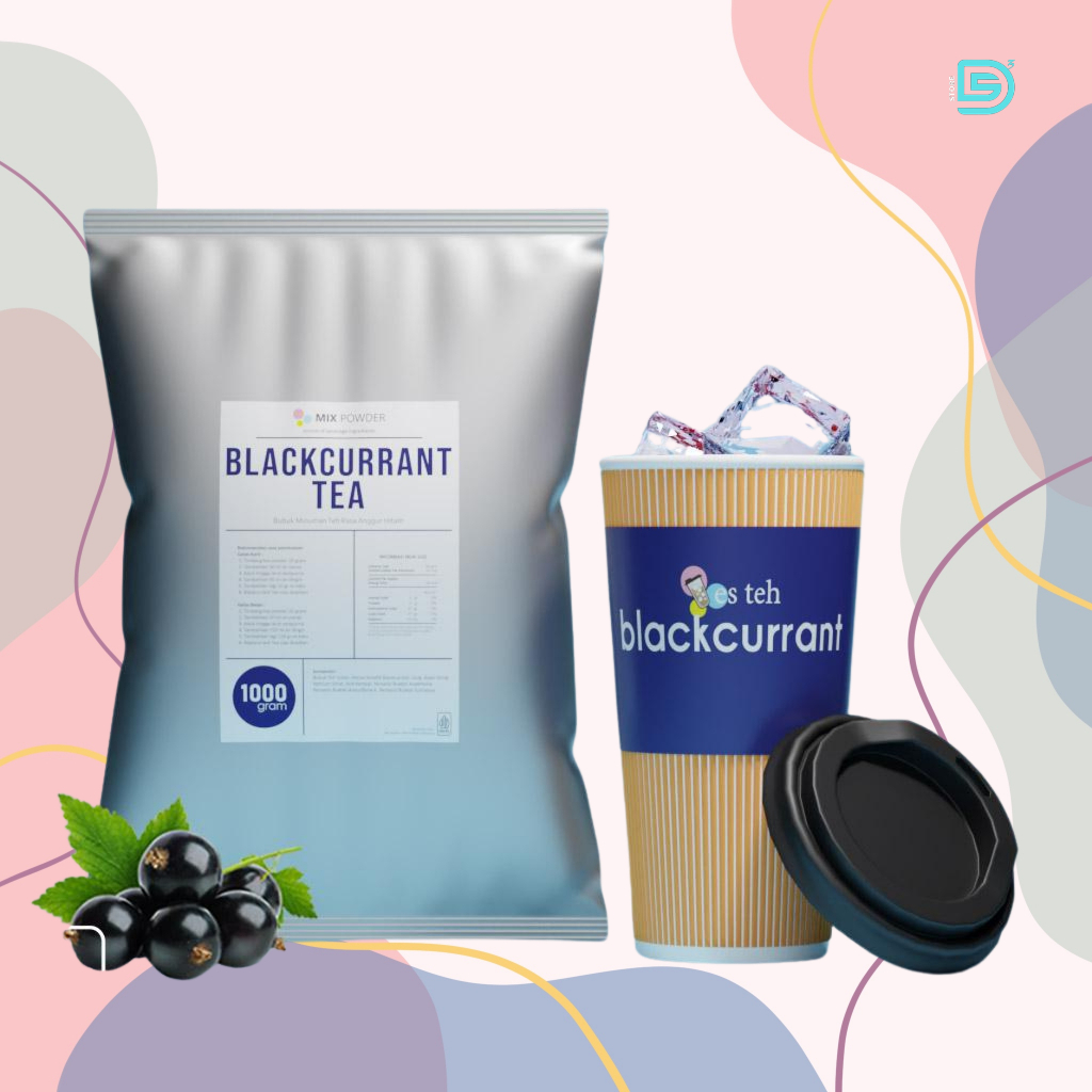 

Bubuk Minuman Teh Rasa Anggur Instan Powder Blueberry Tea 1KG PREMIUM