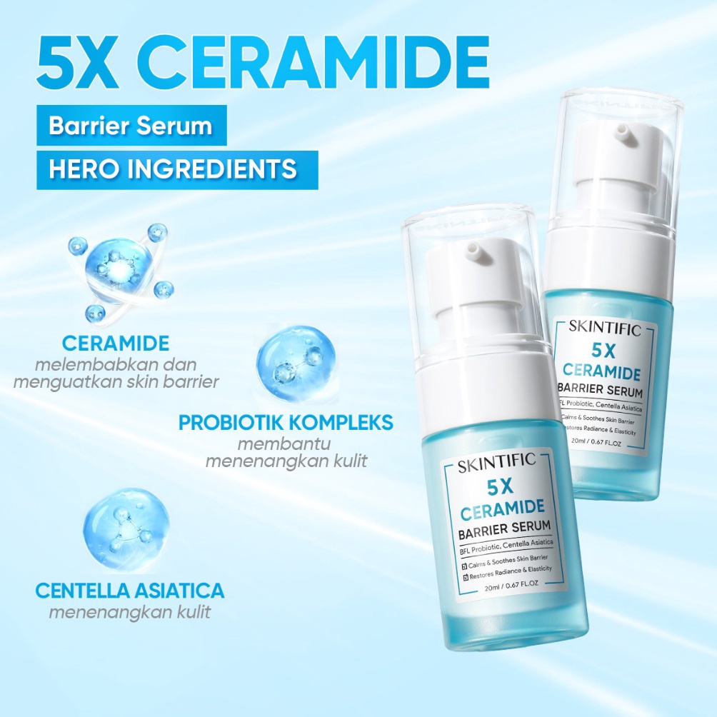 KODE X5B6 SKINTIFIC  5X Ceramide Barrier Serum 2ml  Merawat skin barrier Serum Mencerahkan Dark Spot