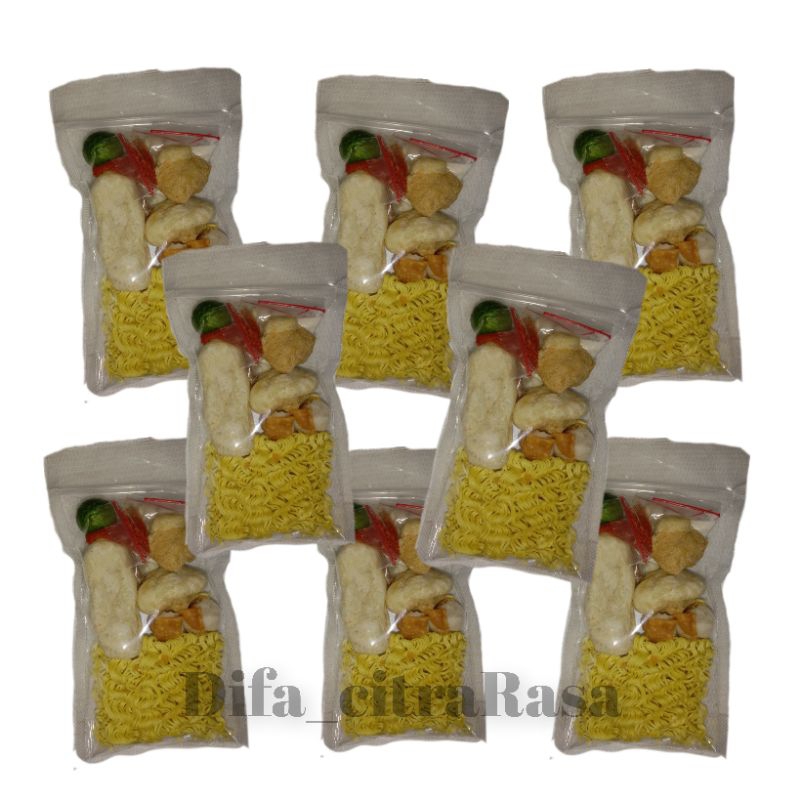 

CUANKI MIE 8pcs,LENGKAP