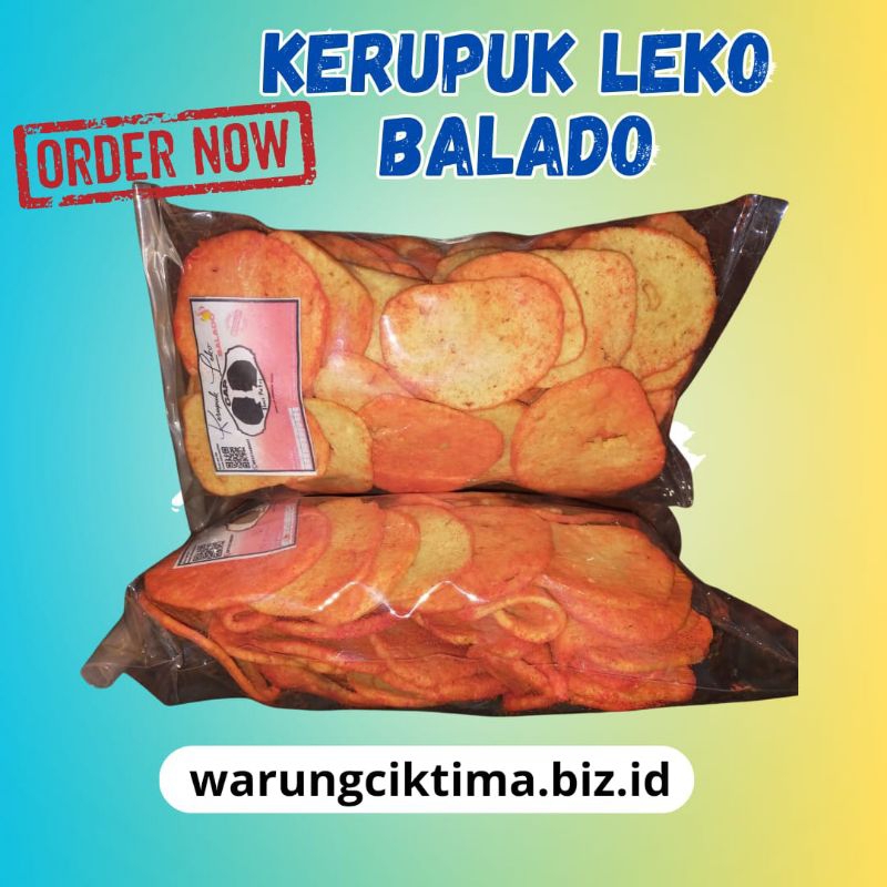 

Kerupuk Leko Balado Makanan Khas Bawean + Free Bubble Wrap dan Packing Kardus