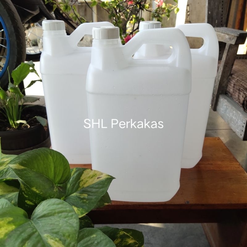 JERIGEN 5 LITER - JERIGEN PLASTIK JERIGEN PUTIH 5 L
